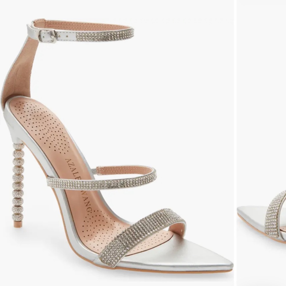 Sparkling crystal stiletto heel -  by
AZALEA WANG